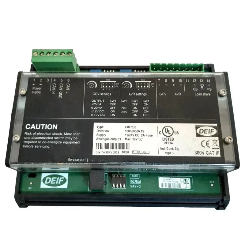 Модуль аналоговых выходов Deif IOM210 (IOM-210) и IOM220 (IOM-220)