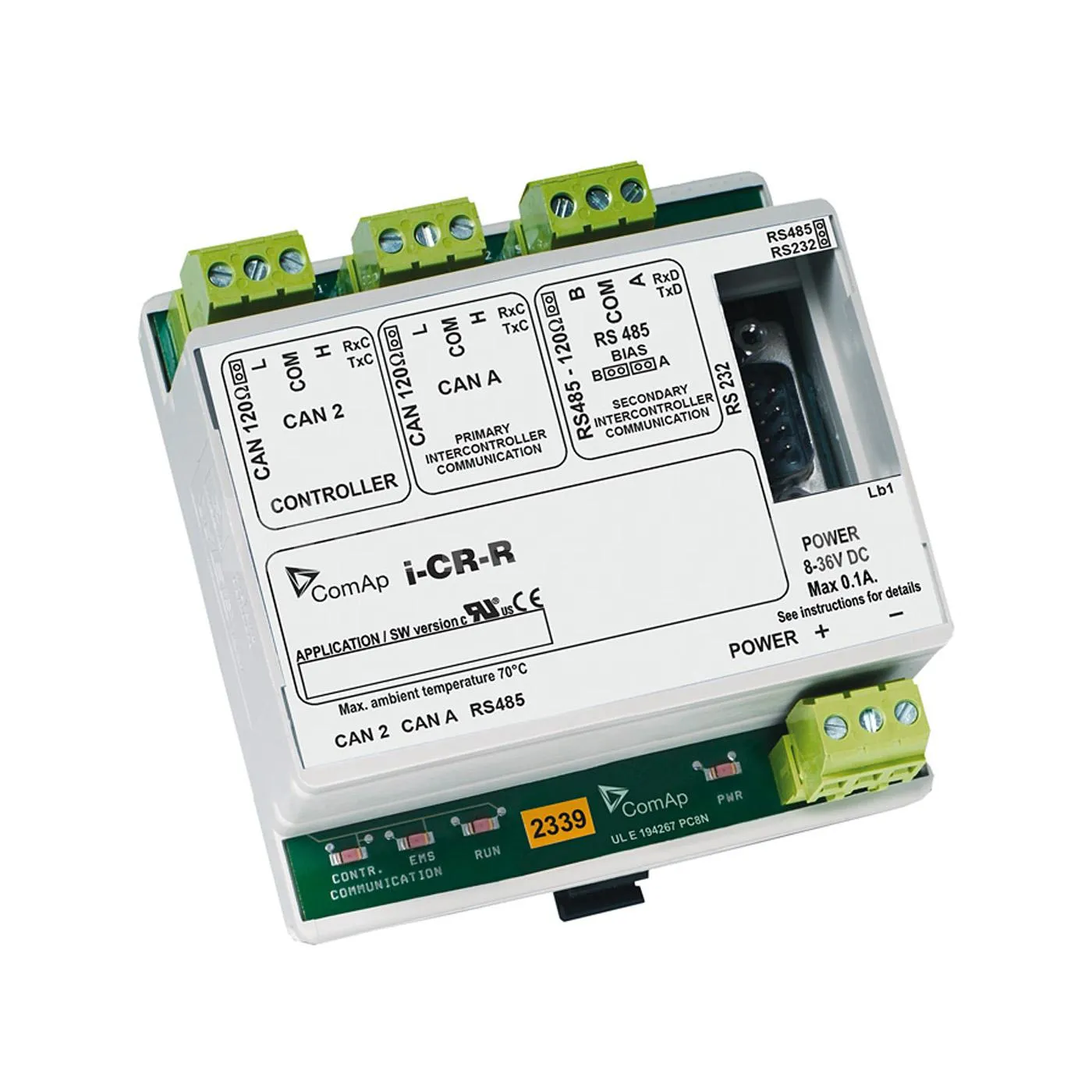 Модуль повторитель резервирования CAN- Comap I-CAN-REPEAT (I-CR-R)