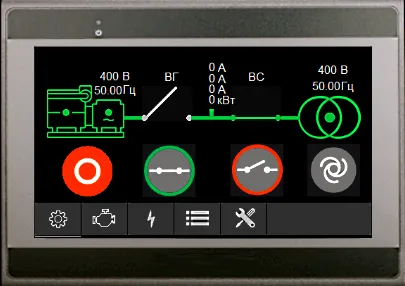 Сенсорные панели для мониторинга электростанций 8051ip/8052ip (Размер экрана 4.3", разрешение 480x272)