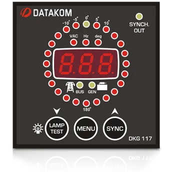 DKG-117 Синхроскоп и реле включения синхронизации 72х72