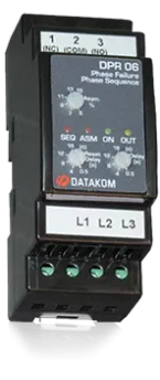 DPR-06 Реле защиты мотора, L-L, asymmetry