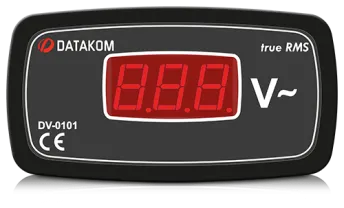 DV-0101 вольтметр, 1-фазный, 96x48