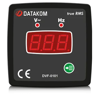 DVF-0101 вольтметр-частотомер, 1-фазный, 72x72