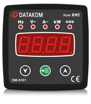 DM-0101 мультиметр, 1-фазный, 96х96