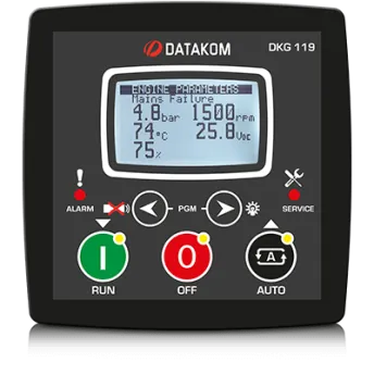 DKG-119 Ручной и удаленный запуск генератора