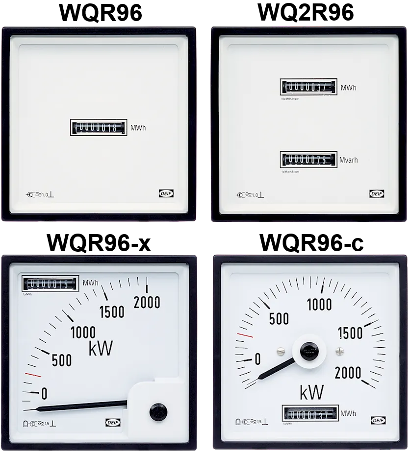 DEIF счетчики электроэнергии серии WQR