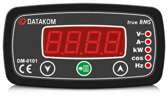 DM-0101 мультиметр, 1-фазный, 96х48
