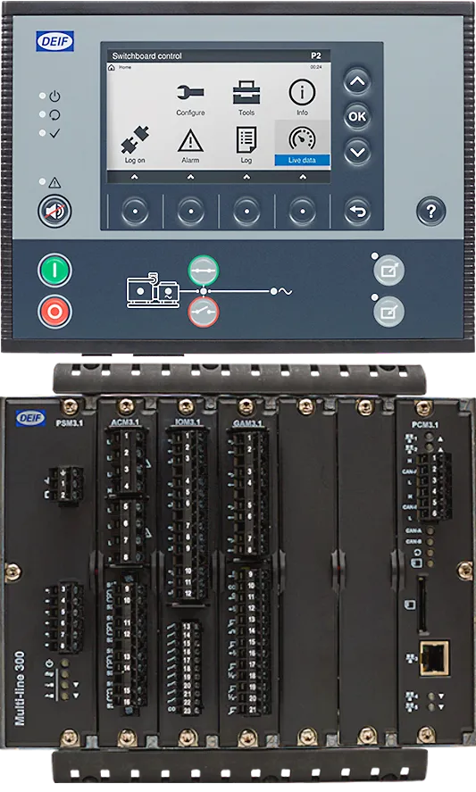 Система управления судовой электростанцией серии ML300