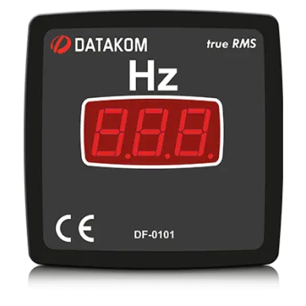 DF-0101 частотомер, 1-фазный, 72x72