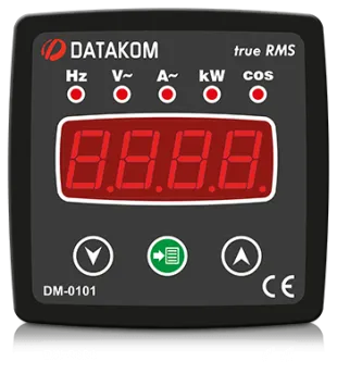 DM-0101 мультиметр, 1-фазный, 72х72