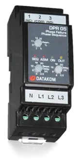 DPR-05 Реле защиты мотора, L-N, asymmetry