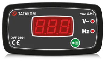 DVF-0101 вольтметр-частотомер, 1-фазный, 96x48