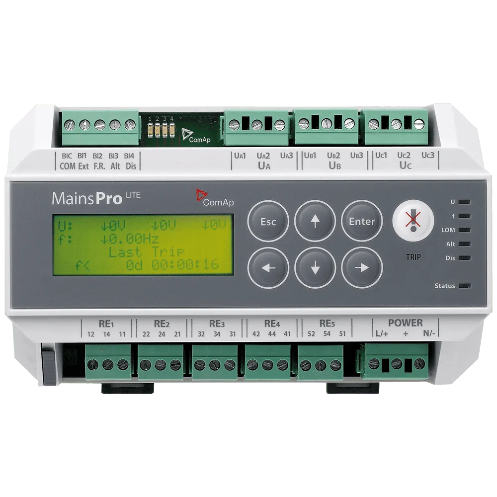 Сетевое реле для параллельных сетей ComAp MainsPro