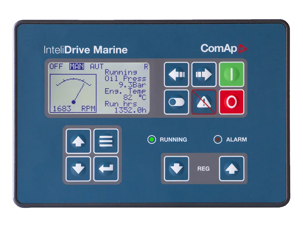 Контроллер двигателя для морского применения ComAp InteliDrive DCU Marine (ID-DCU Marine)