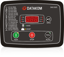 DKG-325 Автозапуск генератора (Контактор 25Ах3, зяряд.устройство 12В 1А)