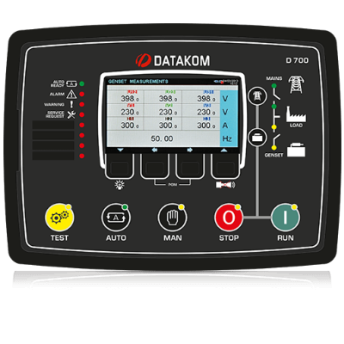 D-700 TFT-AMF Контроллер для генератора (RS-485, Ethernet)