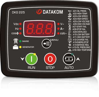 DKG-225 Автозапуск генератора с зарядным устройством