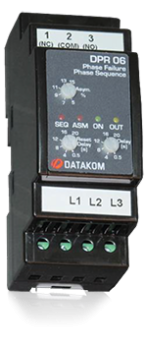 DPR-06 Реле защиты мотора, L-L, asymmetry