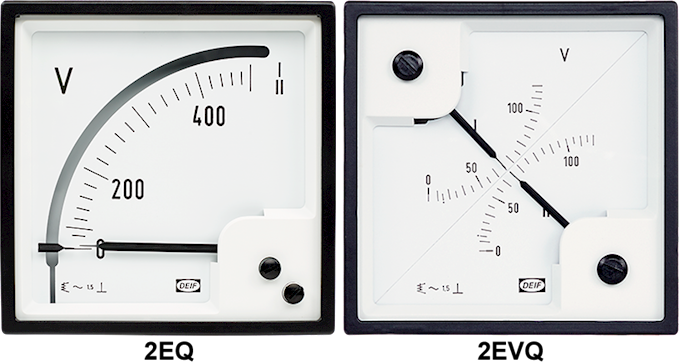 DEIF вольтметры 2EQ, 2EVQ 