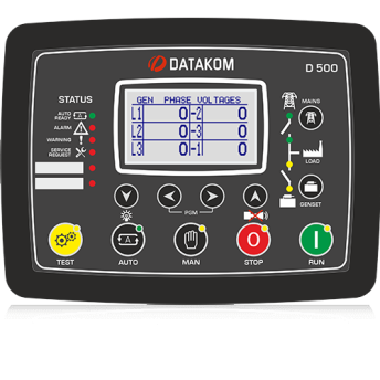 D-500-MK3 Контроллер для генератора (MPU + J1939)