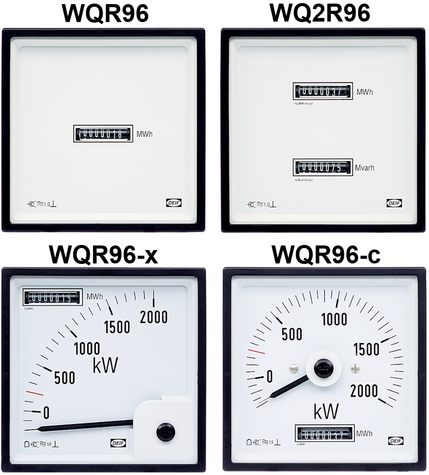 DEIF счетчики электроэнергии серии WQR