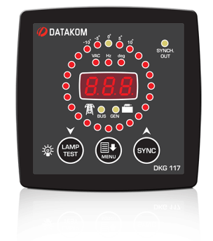 DKG-117 Синхроскоп и реле включения синхронизации 96х96