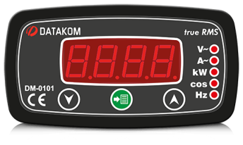 DM-0101 мультиметр, 1-фазный, 96х48