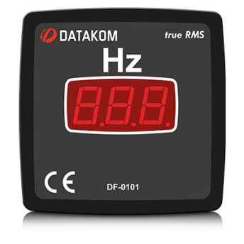DF-0101 частотомер, 1-фазный, 72x72