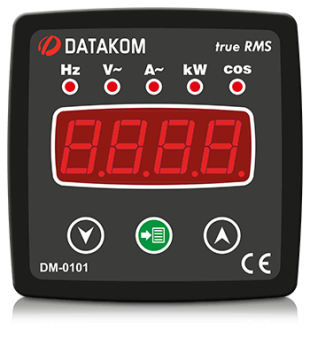DM-0101 мультиметр, 1-фазный, 72х72