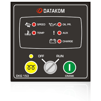 DKG-153 Ручной запуск генератора (Твердотельные выходы 1,2А)