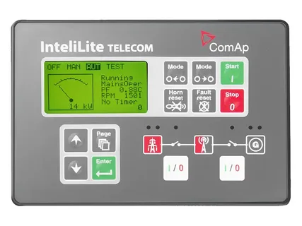 Контроллер генераторной установки для нужд операторов мобильной связи и телекоммуникационных компаний ComAp InteliLite Telecom (IL2TLCXXAAA)
