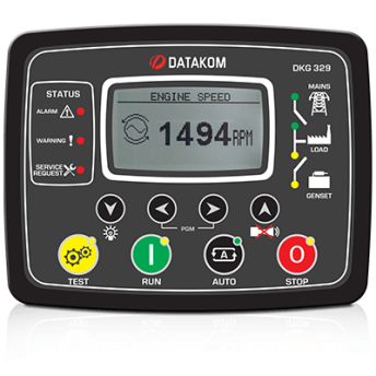 DKG-329 DUAL Автоматическое переключение сети+2 генератора