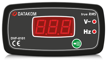 DVF-0101 вольтметр-частотомер, 1-фазный, 96x48